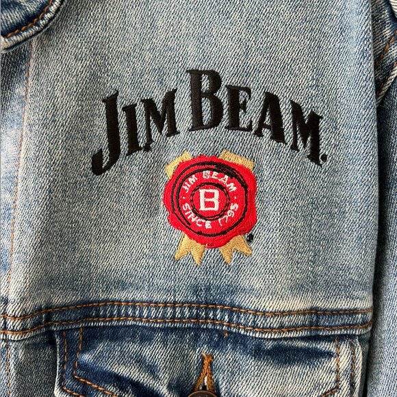 Vintage Jim Beam Denim Jean Jacket - Picture 4 of 4